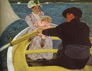 Mary Cassatt Float boat Sweden oil painting artist